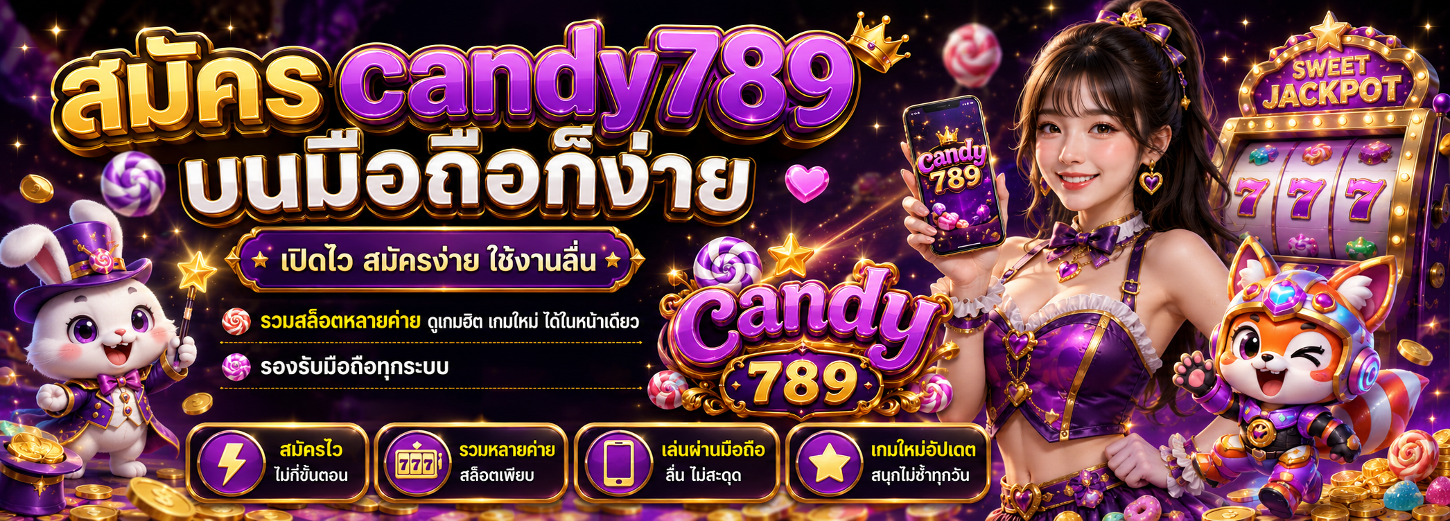 สมัคร candy789